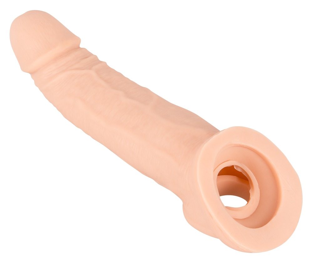 Nature Skin Penis Sleeve with Extension 21 cm - Obrázek 7