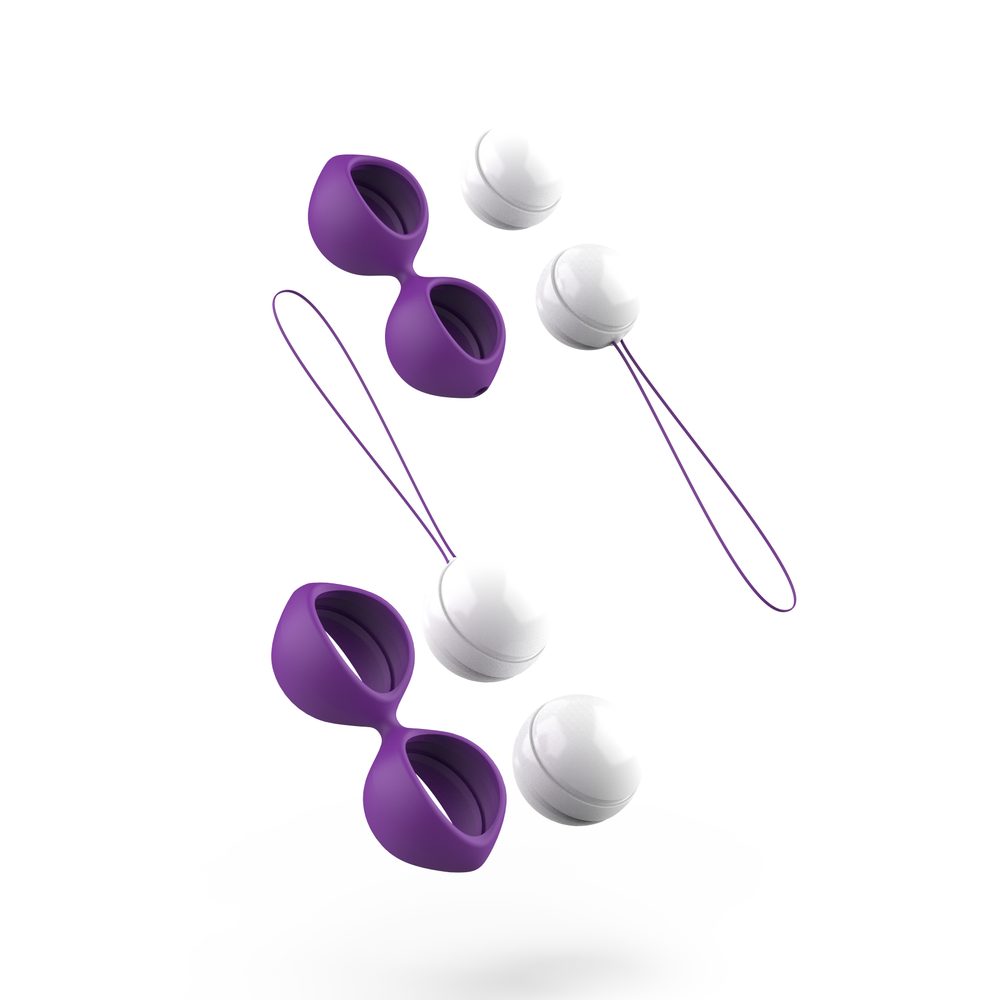 B Swish  Bfit Classic Kegel Balls Purple - Obrázek 2