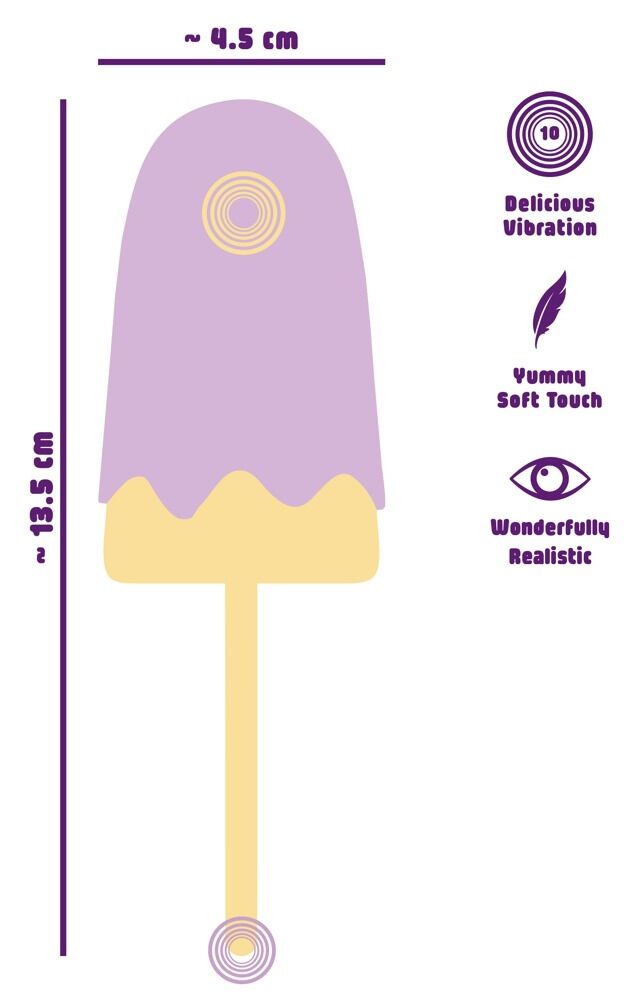 You2Toys Vibrating Popsicle Lay-on Vibrator (obrázek 8)