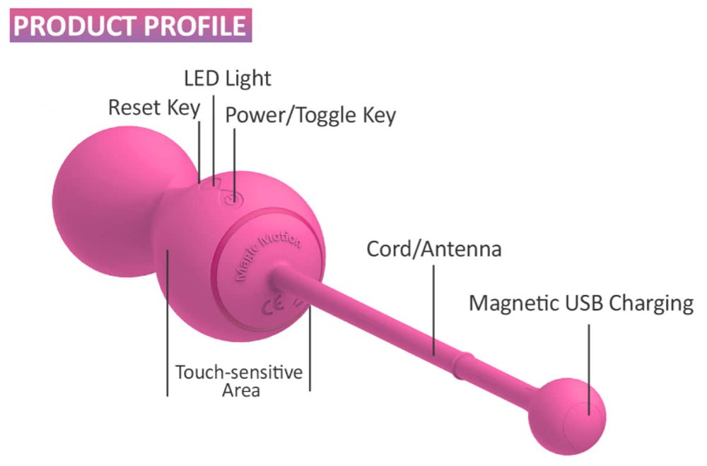 Magic Motion Smart Kegel Master Balls (obrázek 14)