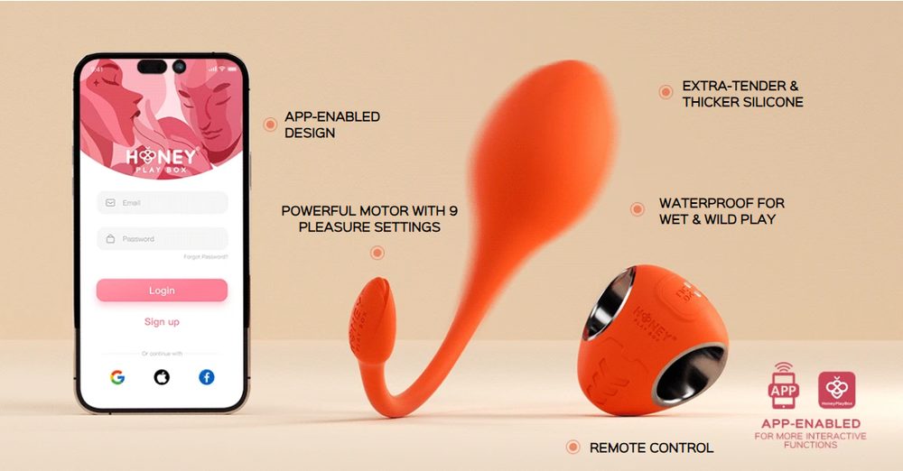 Honey Play Box LILI APP-Controlled Egg Vibrator (obrázek 9)