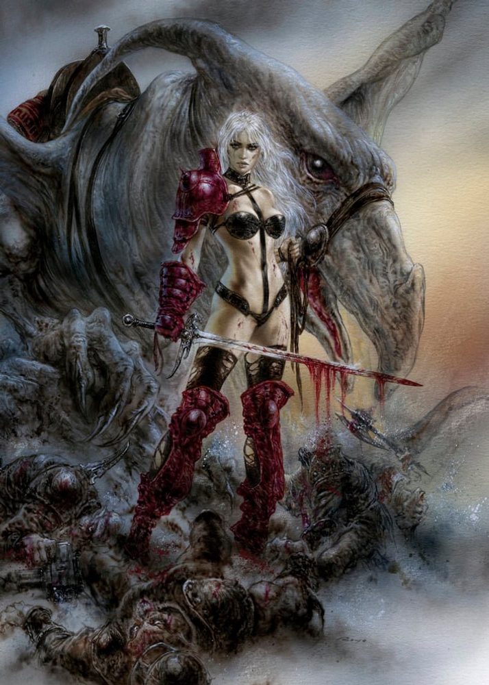 FANTASY ART OF ROYO - OFFICIAL 2024 CALENDAR (sleva - naražený roh) - Obrázek 6