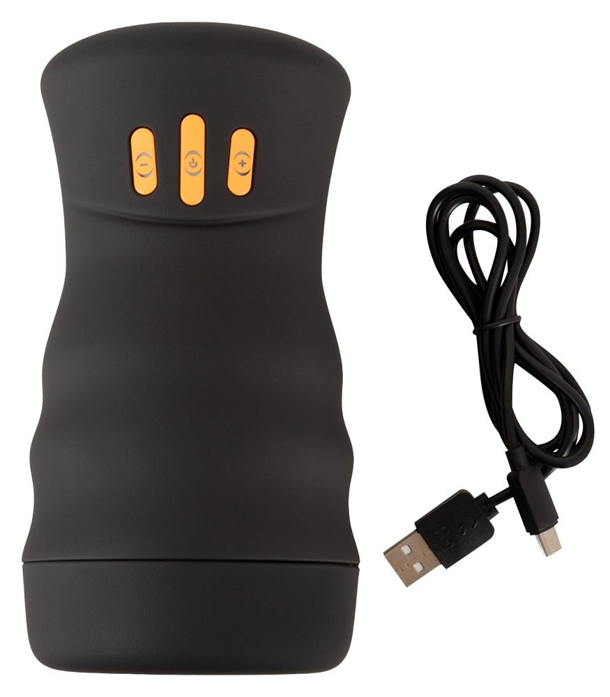 You2Toys Gyro otáčivý vibrující masturbátor černý (obrázek 8)