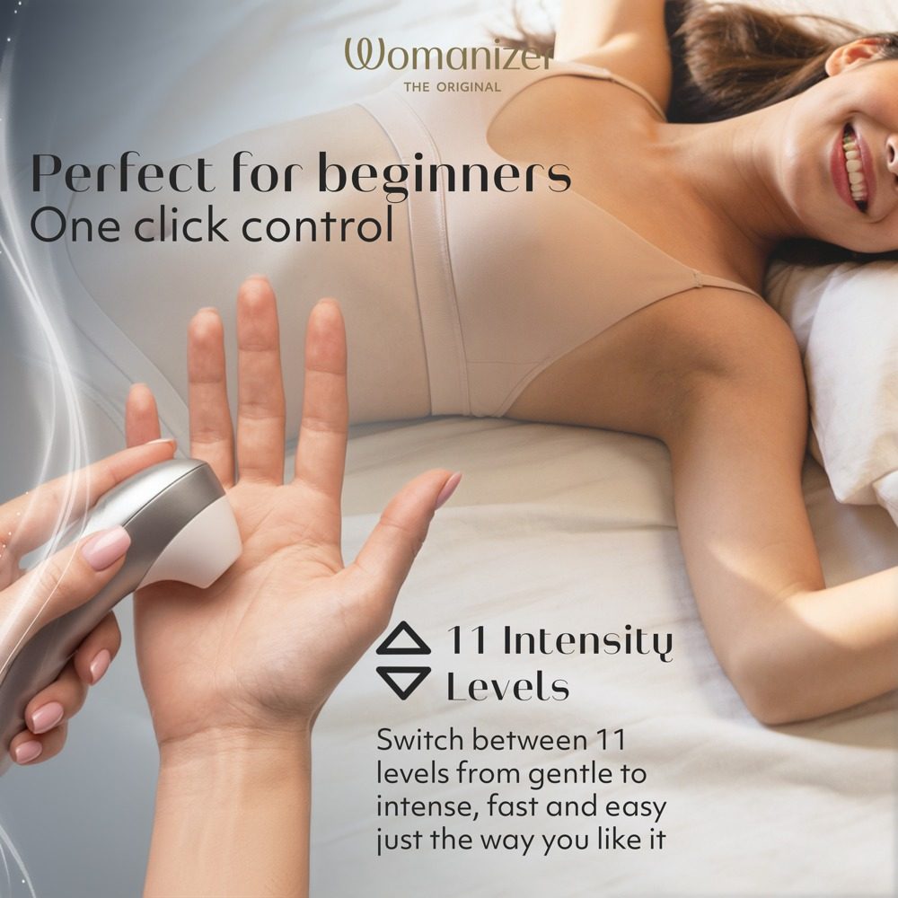 Womanizer Pro pulzátor na klitoris - stříbrná (obrázek 7)