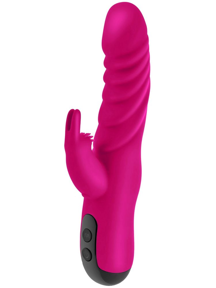 Vibrátor s králíčkem Rave S Pleasures - Obrázek 2