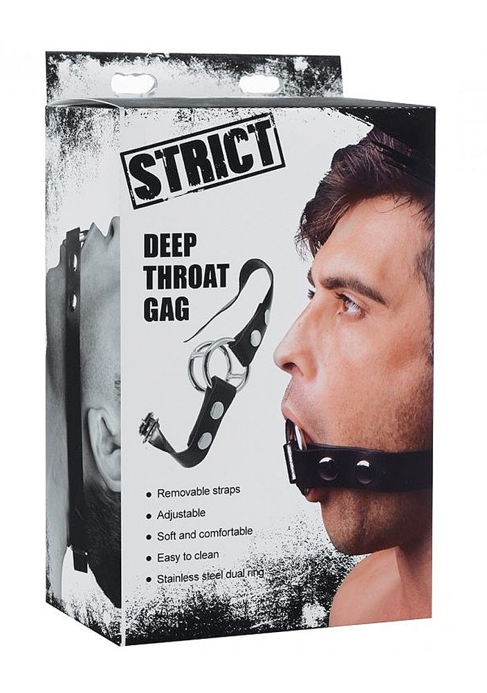 Strict Leather Deep Throat Gag - Obrázek 3