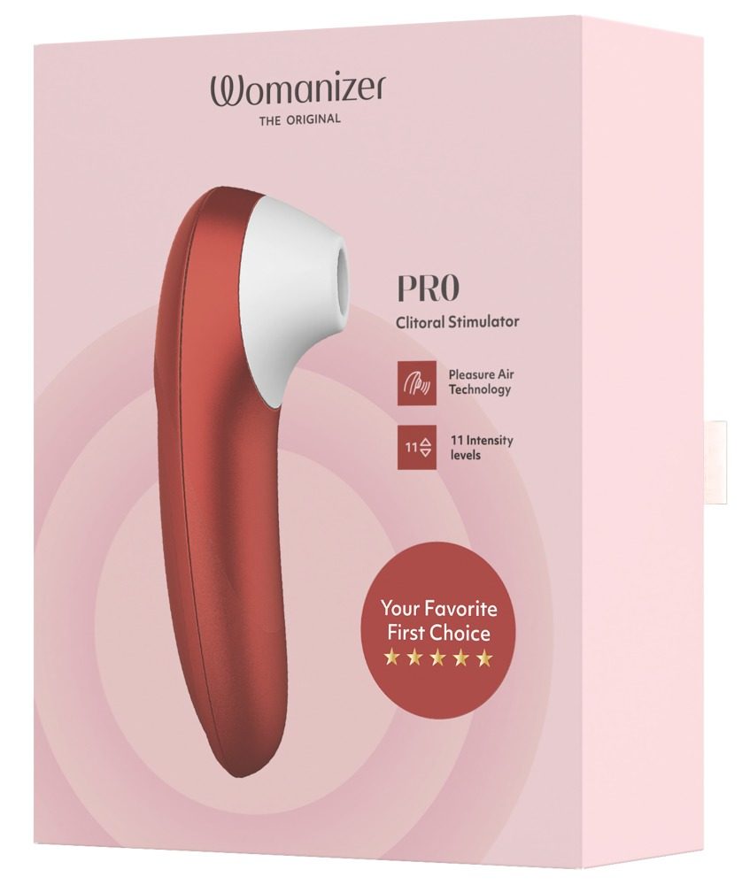 Womanizer Pro pulzátor na klitoris - červená (obrázek 14)