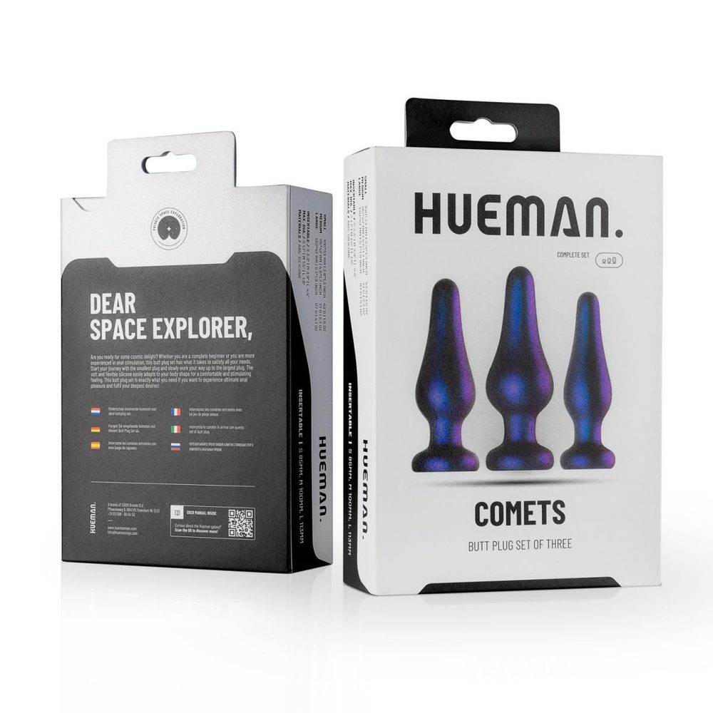 Hueman Comets Butt Plug Set - Obrázek 3