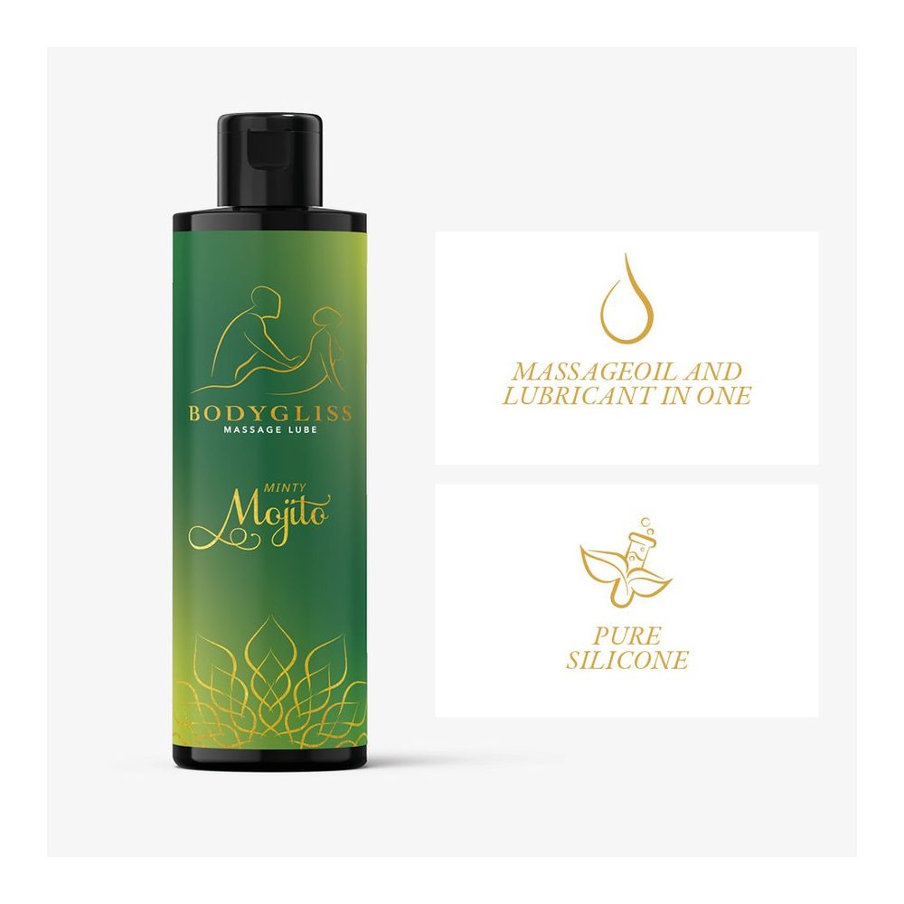 BodyGliss Massage Collection Minty Mojito Massage Lube 150 ml (obrázek 3)