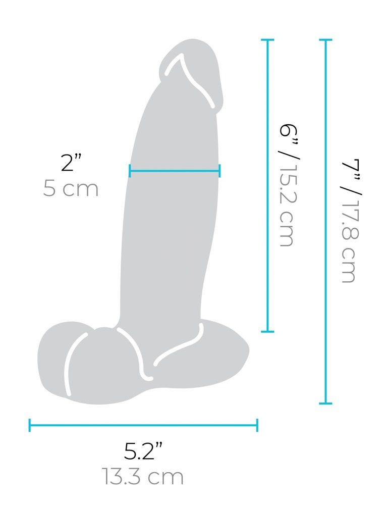 b-Vibe Slipskin Girthy 17,8 cm Skin - Obrázek 5