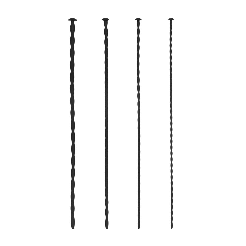 Ouch! Silicone Spiral Screw Plug Set Beginner Urethral Sounding