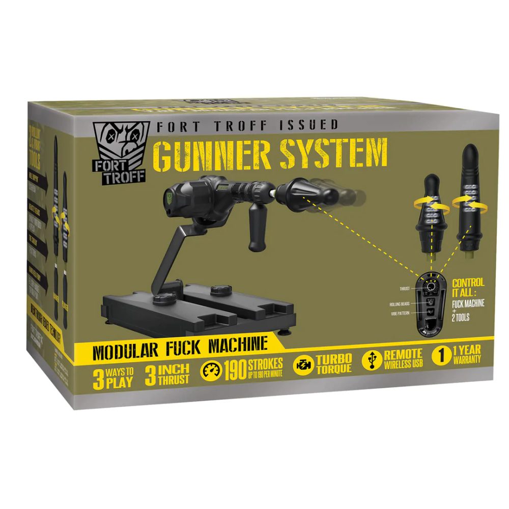 Doc Johnson Gunner System 3-in-1 Modular Fuck Machine Black - Obrázek 6