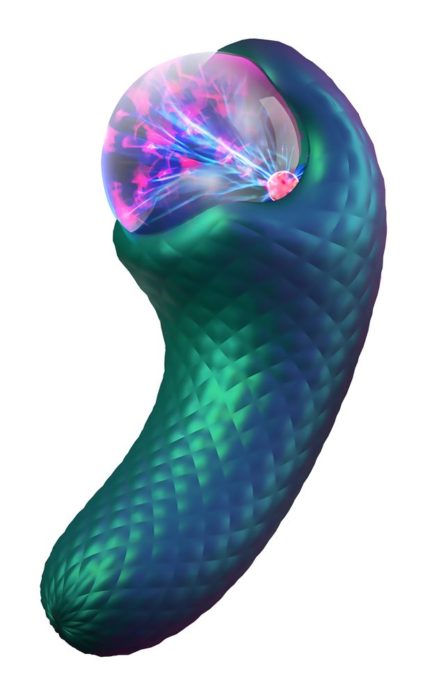 Blush Enchanted Serpent Mystical Plasma Globe Dark Millenia