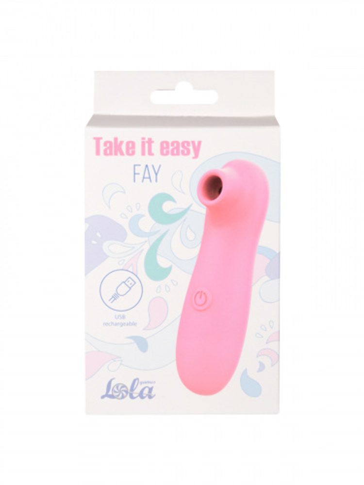 Lola Games Dobíjecí vakuový vlnový stimulátor Take It Easy Fay Pink (obrázek 3)
