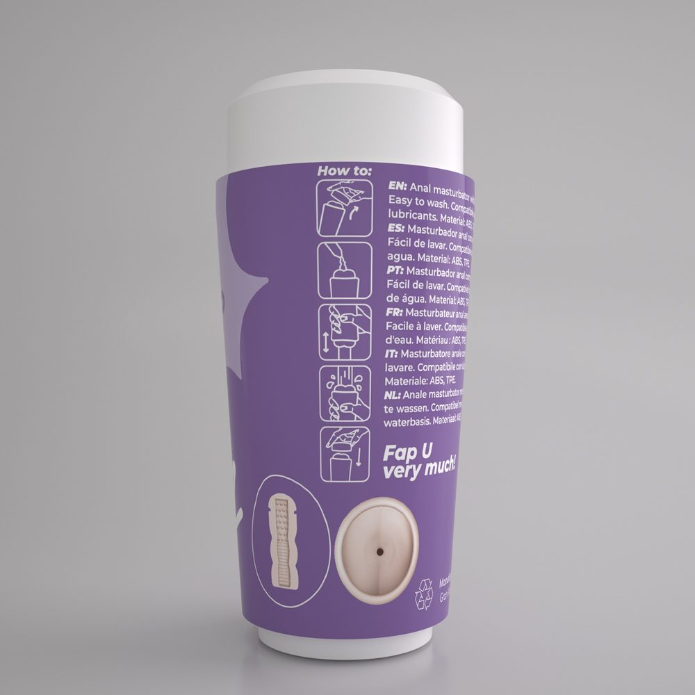 Crushious Fappucino Hot Buns Portable Anal Masturbator (obrázek 5)