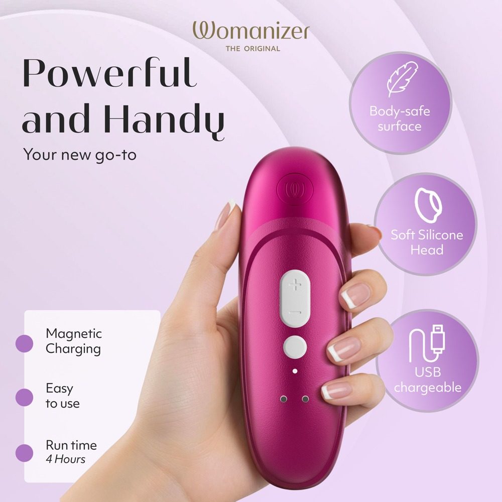 Womanizer Pro pulzátor na klitoris - růžová (obrázek 9)