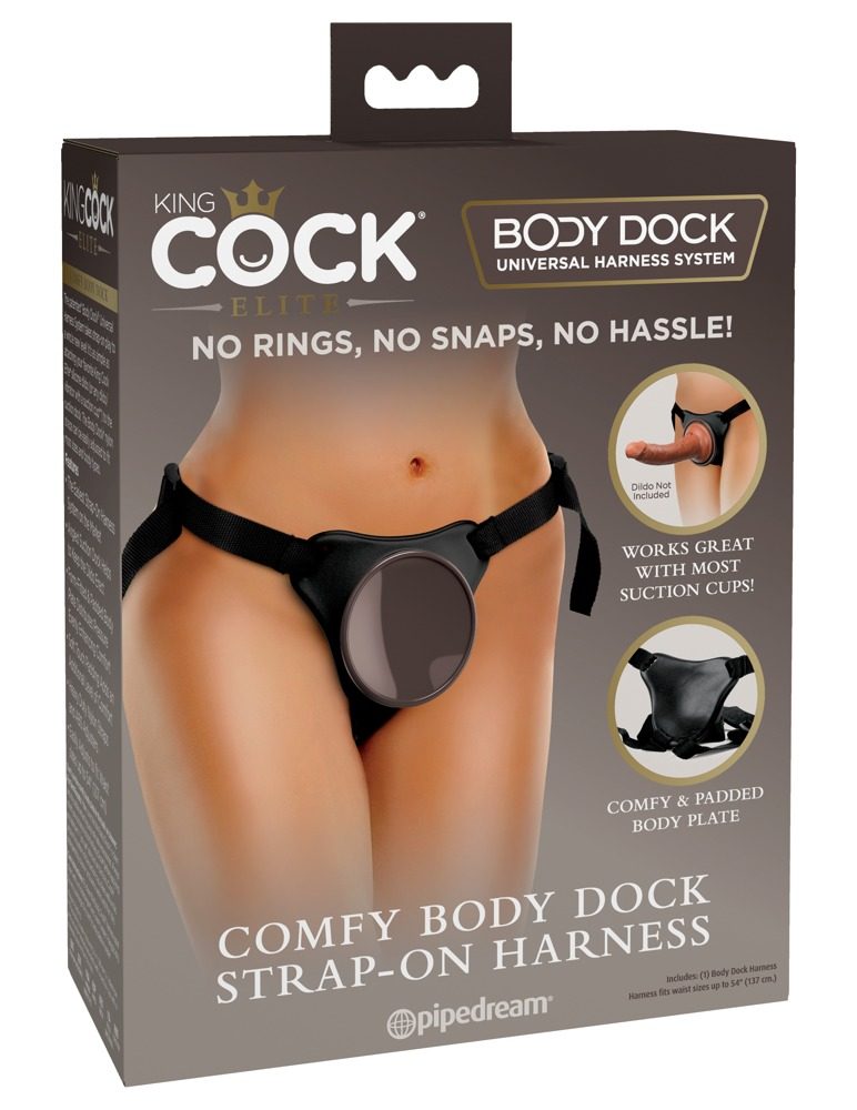 Elite KCE Comfy Body Dock Strap-On H King Cock (obrázek 10)