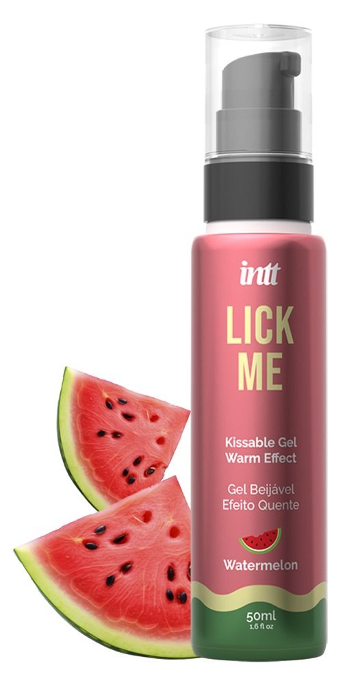 INTT Lick meSlíbatelný gel s hřejivým efektem Watermelon 50 ml