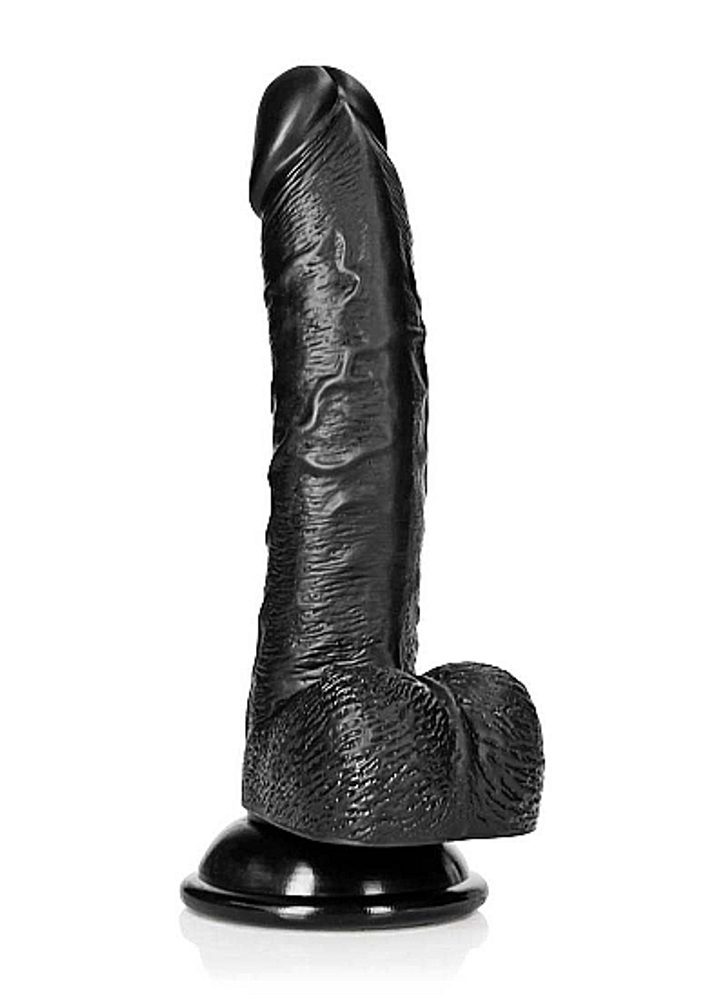 RealRock Curved Realistic Dildo Balls Suction Cup 7" (obrázek 8)