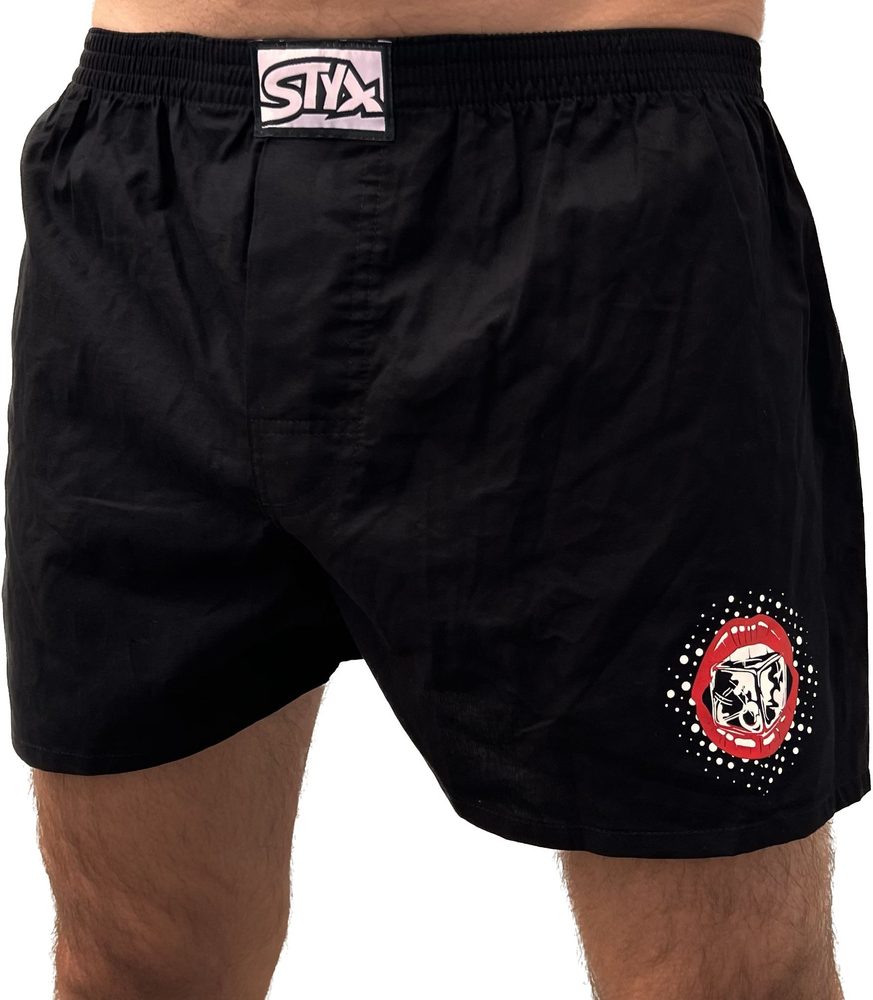 Pánské trenky erotický veletrh vzor rty