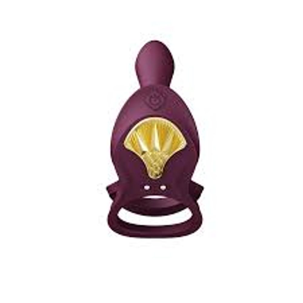 Zalo Bayek Cockring Vibrator with Remote Control Purple - Obrázek 7