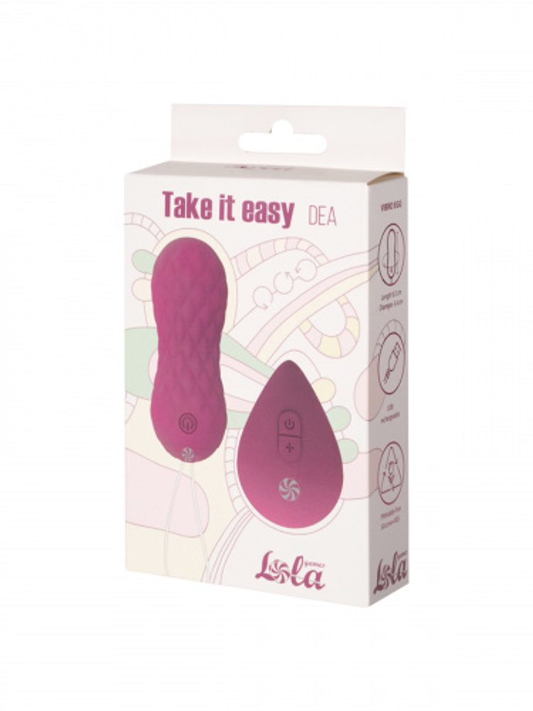 Lola Games Vaginální vibrační kuličky s dálkovým ovládáním Take it Easy Dea Pink (obrázek 4)