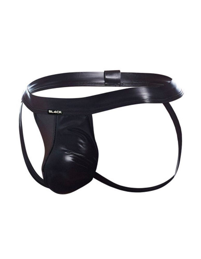BL4CK by C4M Ergonomic Black Jockstrap - Obrázek 3