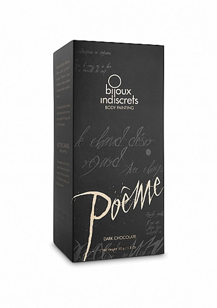 Bijoux Indiscrets Poeme Body Painting Set Čokoláda 50ml - Obrázek 3