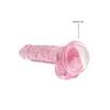 RealRock Realistic Dildo with Balls 17 cm Pink