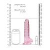 RealRock Realistic Dildo with Balls 17 cm Pink