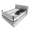 LOCKINK BDSM Adjustable Bed Restraint Kit Black