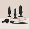 Strap on me Silikonové nafukovací dildo s kuličkou