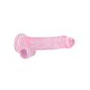 RealRock Crystal Clear 19cm Pink