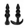 Sono No.80 4-Piece Butt Plug Set Black