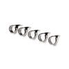 Master Series Clawed 5pc Sensation Play Rings Silver