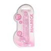 RealRock Crystal Clear 19cm Pink