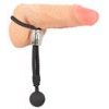 Rebel Heavy Rope Cock Strap with Ball Black