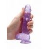 RealRock Crystal Clear 15cm Purple