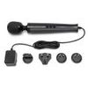 Le Wand Die Cast Plug in Vibrating Massager Black