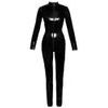 Black Level Vinyl Jumpsuit Long