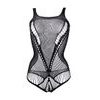 Le Désir Contrast Net Teddy Black