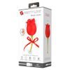 Pretty Love Rose Lover Clitoral with Licking Stimulator Gold & Red