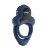 HoneyPlayBox Anello App Controled Vibrating Double Cock Ring Blue