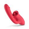 Teazers Dildo with Clitoris Stimulator Red