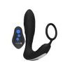 Ouch! E-stim & Vibration Butt Plug with Remote Black