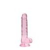 RealRock Realistic Dildo with Balls 17 cm Pink