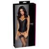 Cottelli Matt Satin Corset 2611465 Black