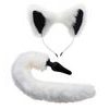 Tailz White Fox Tail and Ears Set