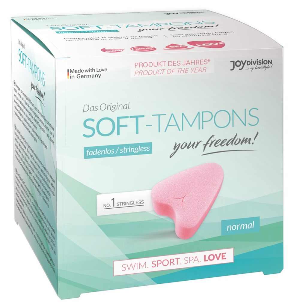 Deep Love - Joydivision Soft Tampons normal 3 ks - JoyDivision -  Menstruační pomůcky - PRO ŽENY