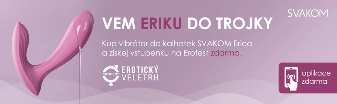 Kup Svakom Erika a získáš vstupenku na Erofest